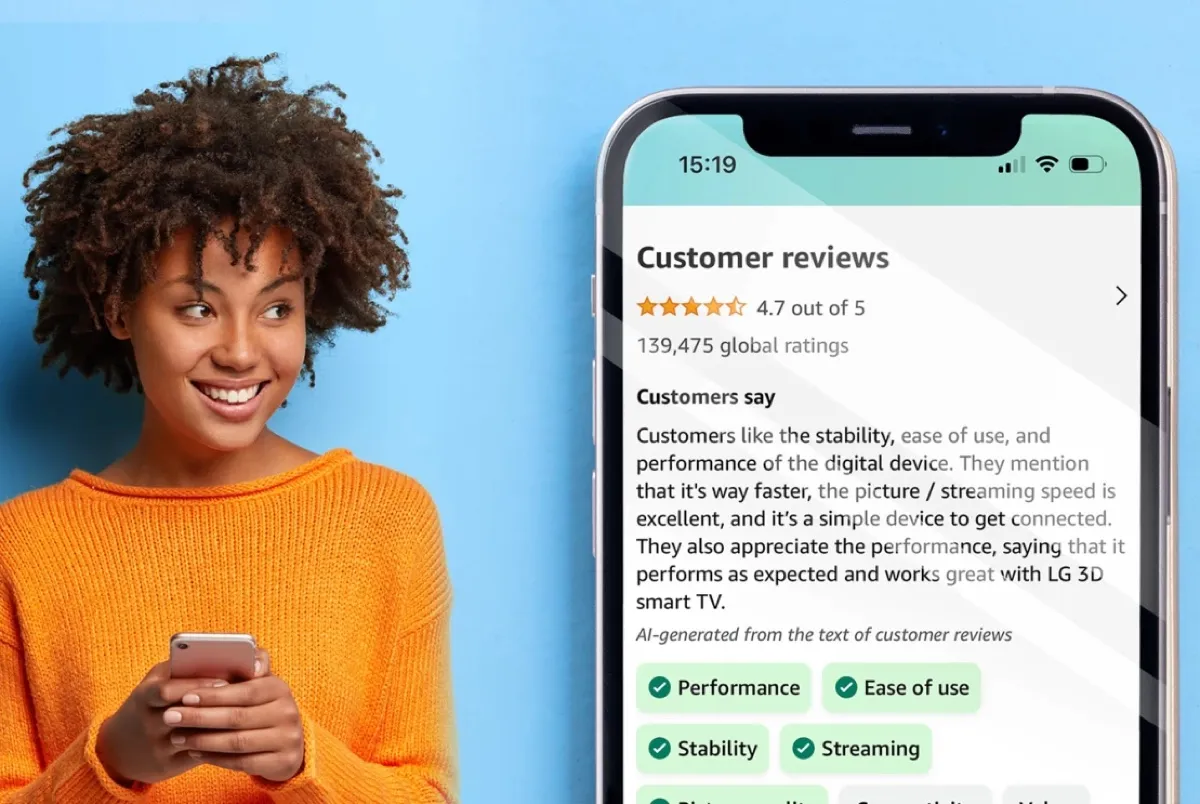 Amazon riassume le recensioni degli utenti con intelligenza artificiale