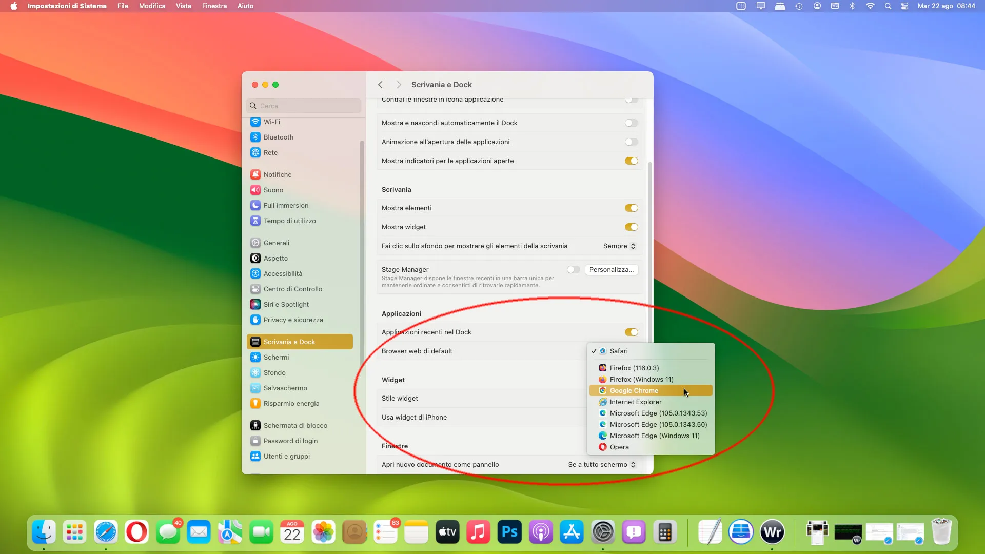 Come cambiare il browser di default su Mac Come cambiare il browser di default su Mac