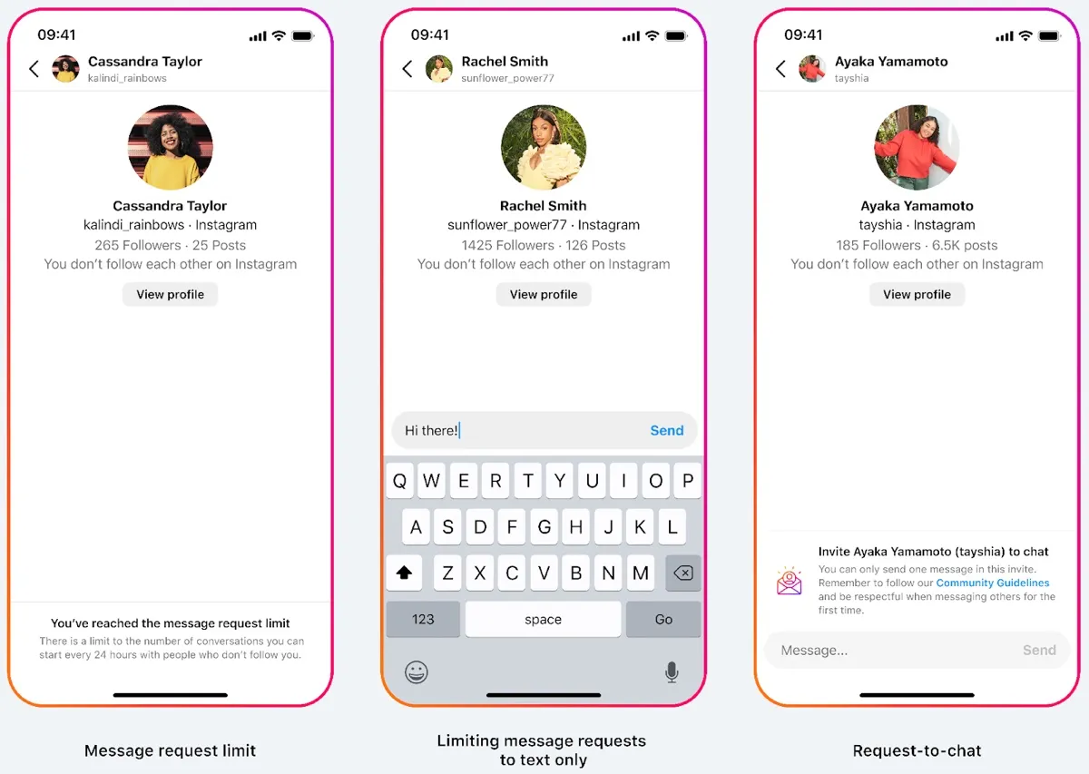 Instagram blocca immagini e video indesiderati nei messaggi Instagram blocca immagini e video indesiderati nei messaggi