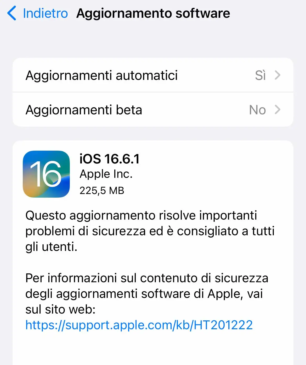 Disponibili aggiornamenti a iOS 16.6.1, iPadOS 16.6.1 e watchOS 9.6.2 Disponibili aggiornamenti a iOS 16.6.1, iPadOS 16.6.1 e watchOS 9.6.2