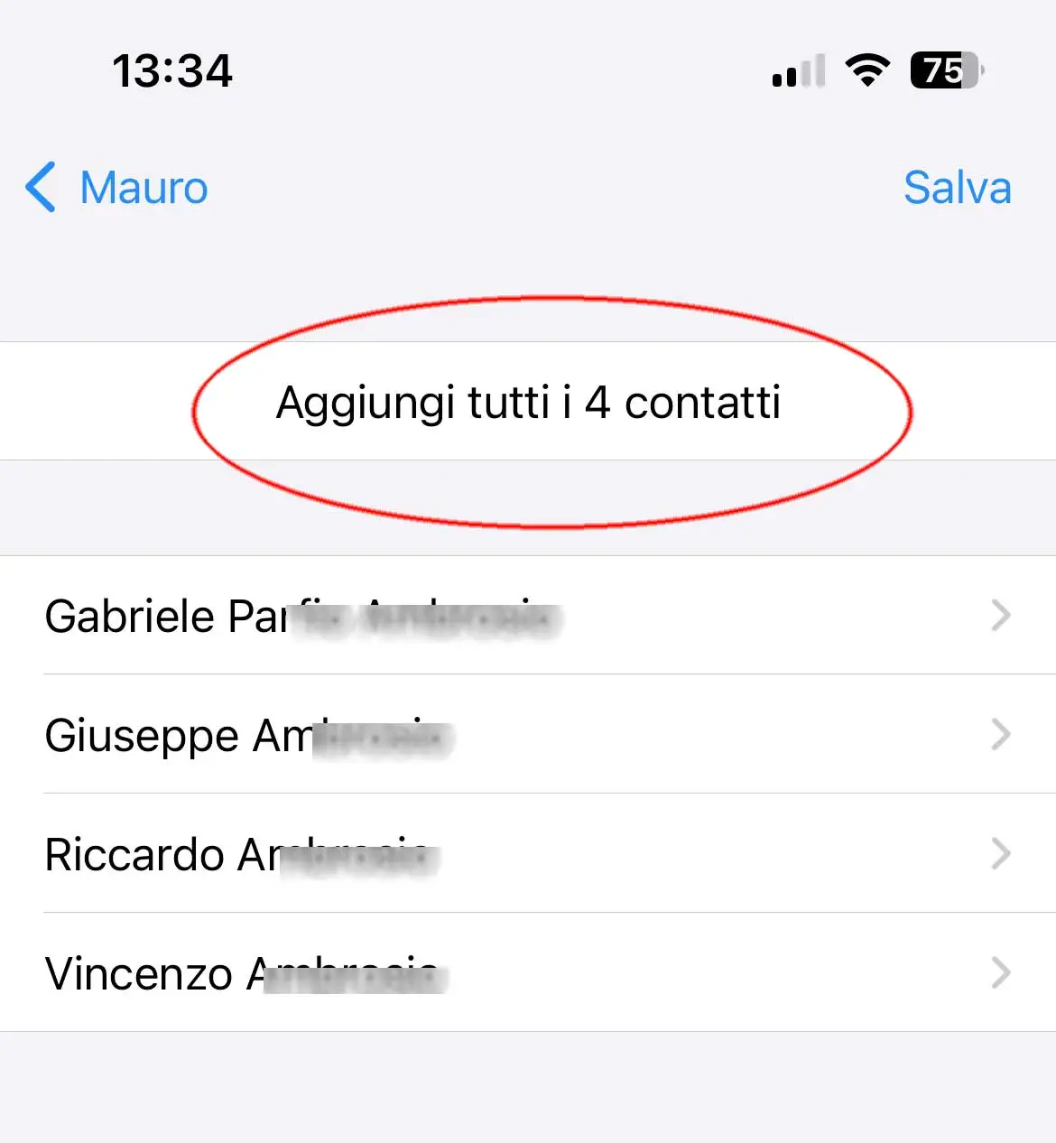 Come importare contatti in formato vCard (file vcf) nei Contatti di iPhone