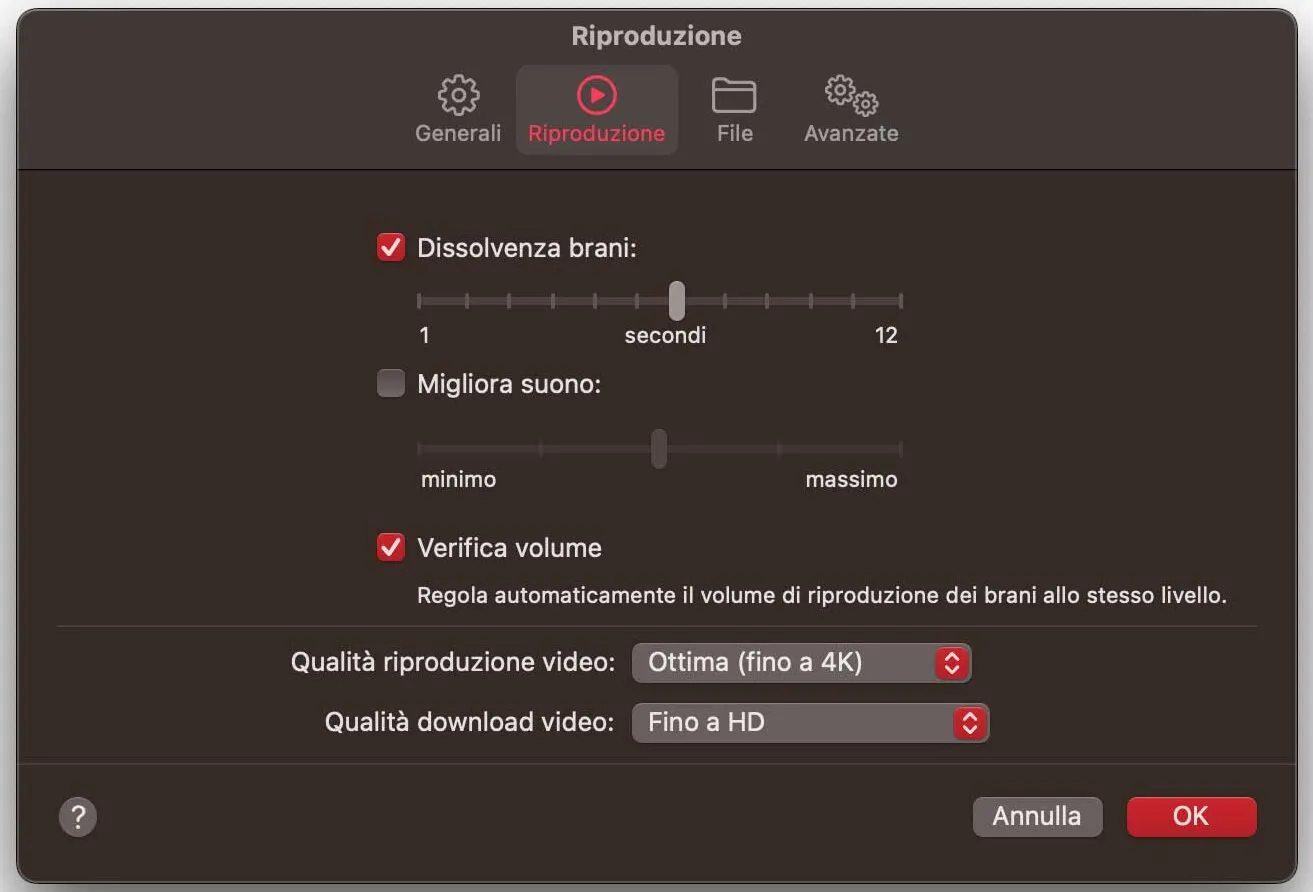 Come modificare la dissolvenza tra i brani in Apple Music Come modificare la dissolvenza tra i brani in Apple Music