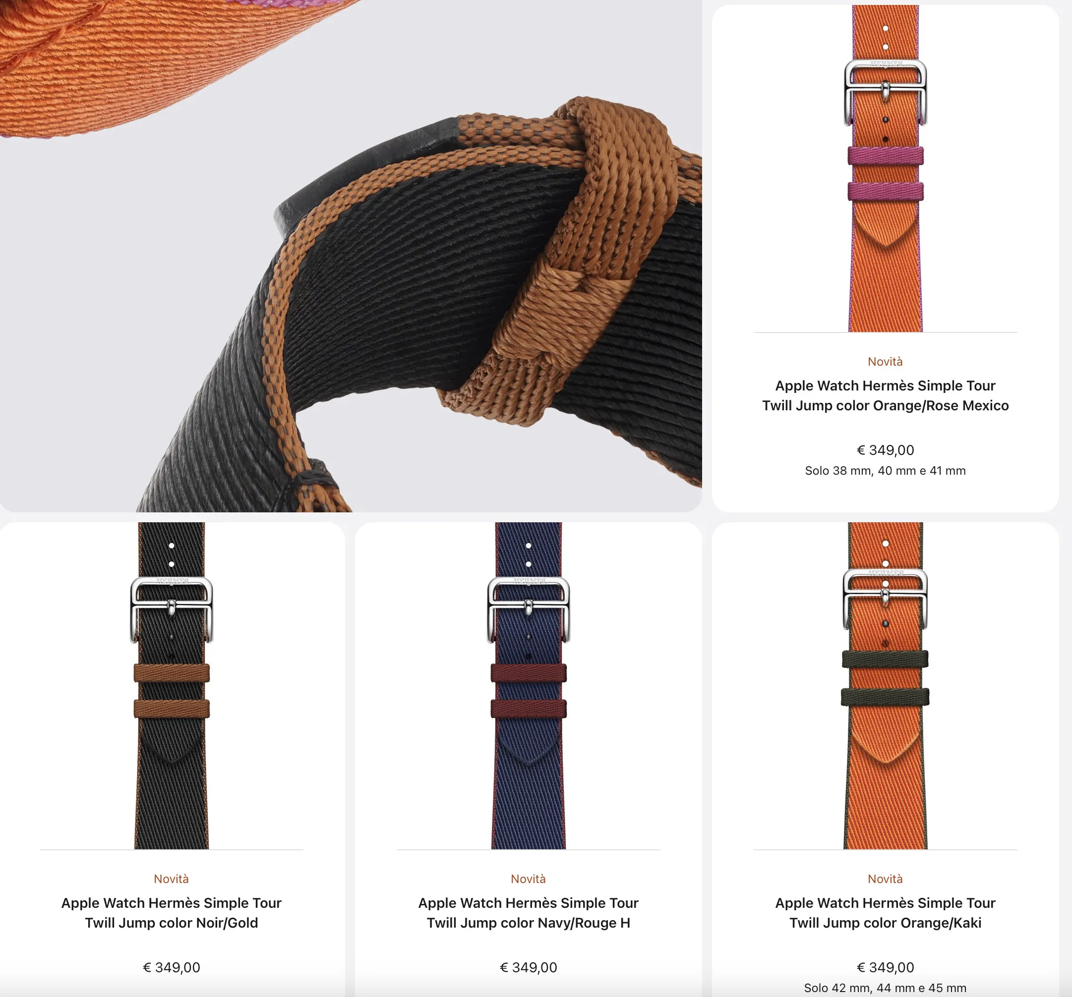 Ecco tutti i nuovi cinturini per Apple Watch Ecco tutti i nuovi cinturini per Apple Watch