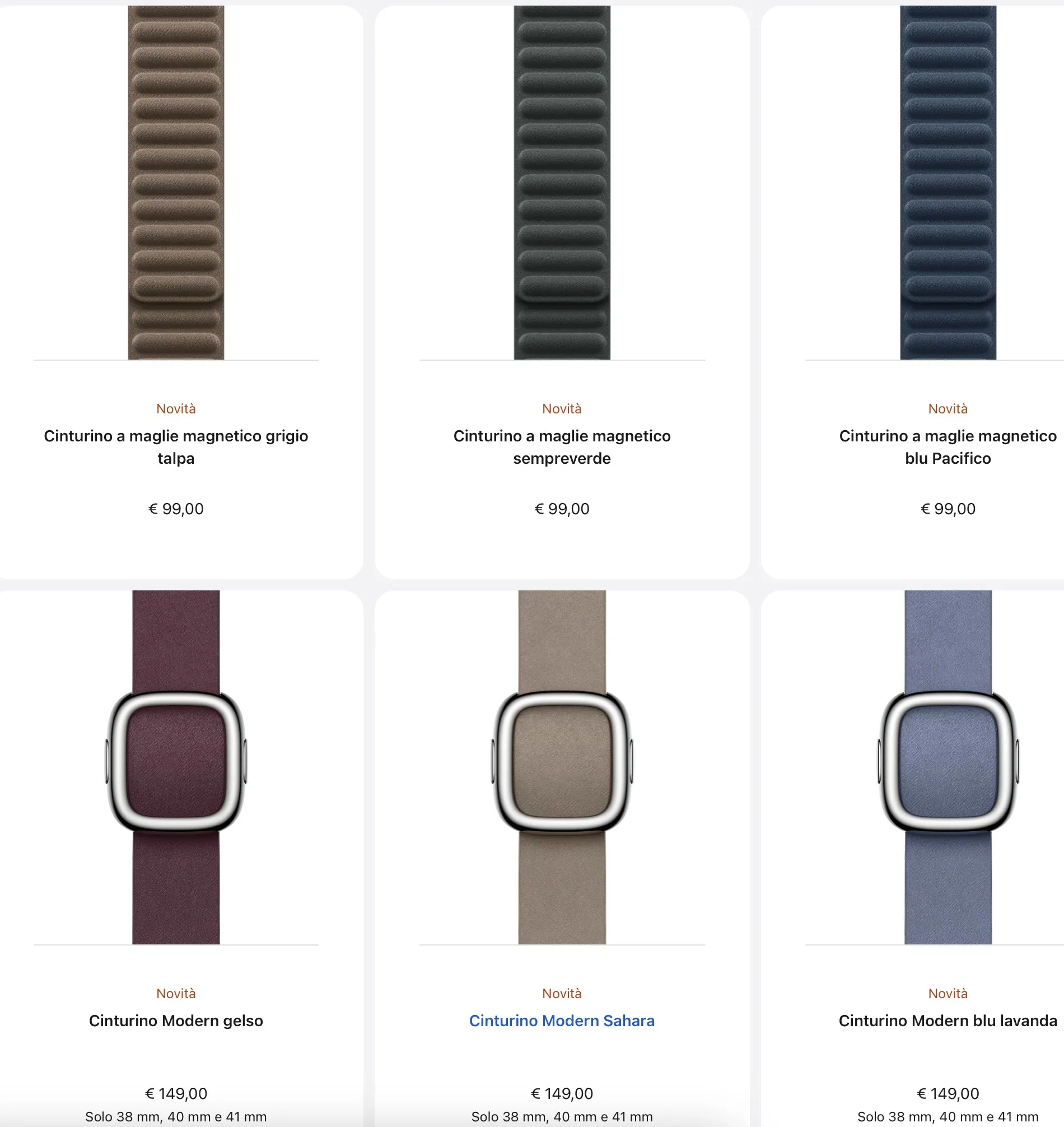 Ecco tutti i nuovi cinturini per Apple Watch Ecco tutti i nuovi cinturini per Apple Watch