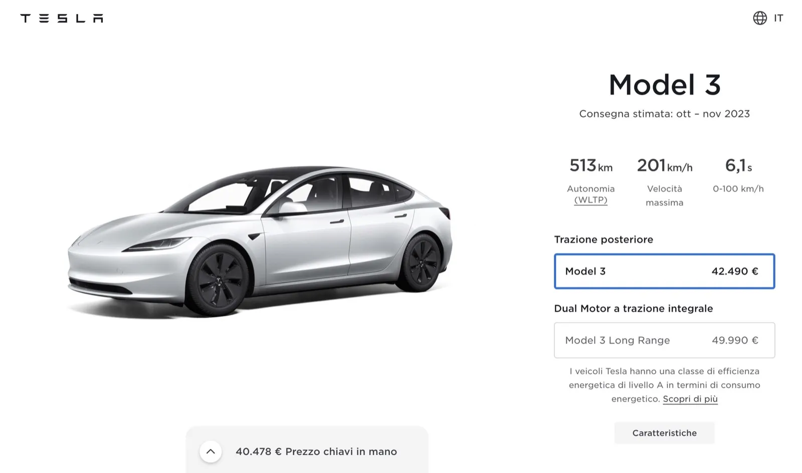 Tesla Model 3 diventa più bella dentro e fuori, migliora l’autonomia Tesla Model 3 diventa più bella dentro e fuori, migliora l’autonomia