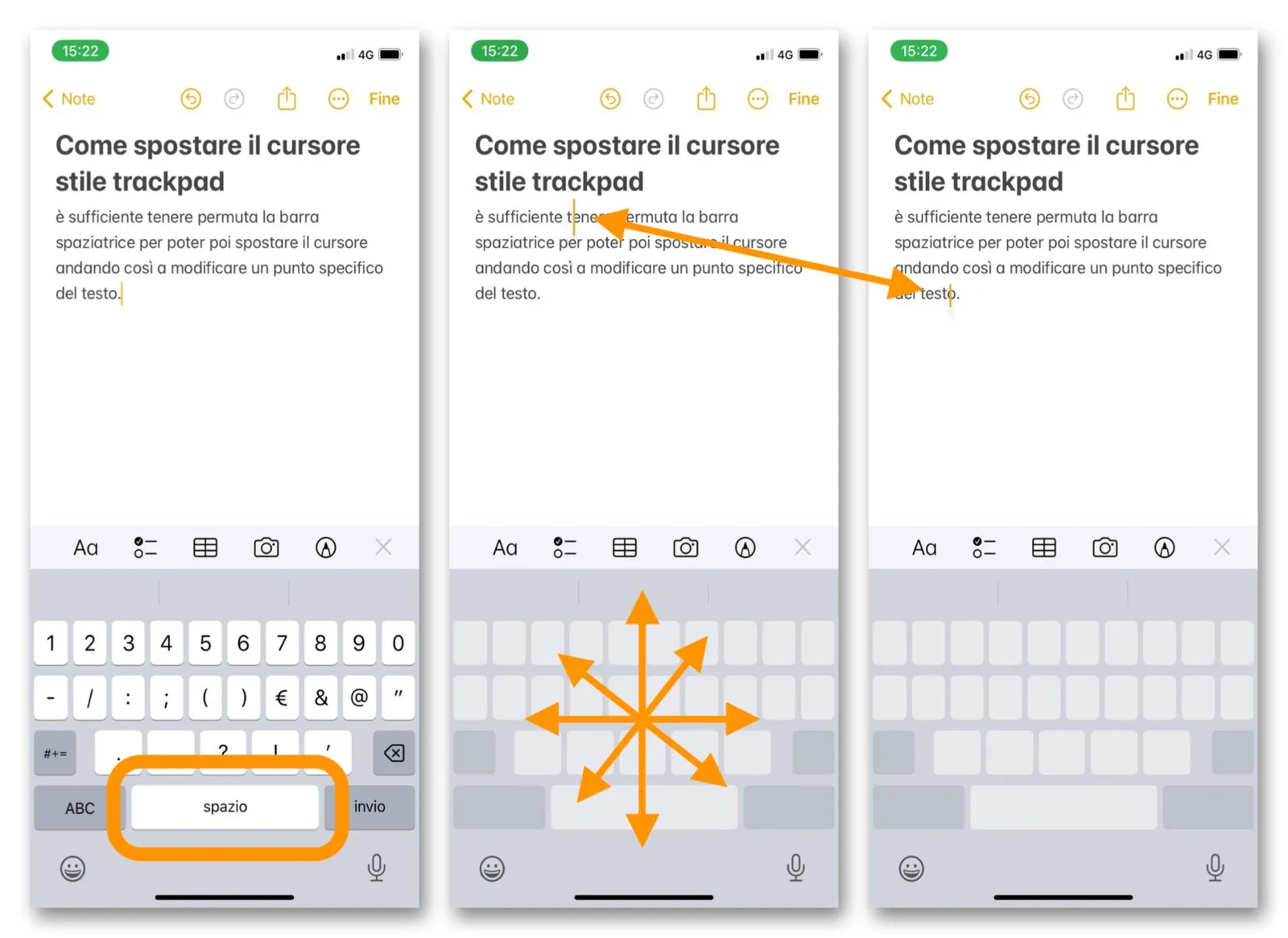 Come spostare il cursore iPhone stile trackpad con iOS 17 Come spostare il cursore iPhone stile trackpad con iOS 17