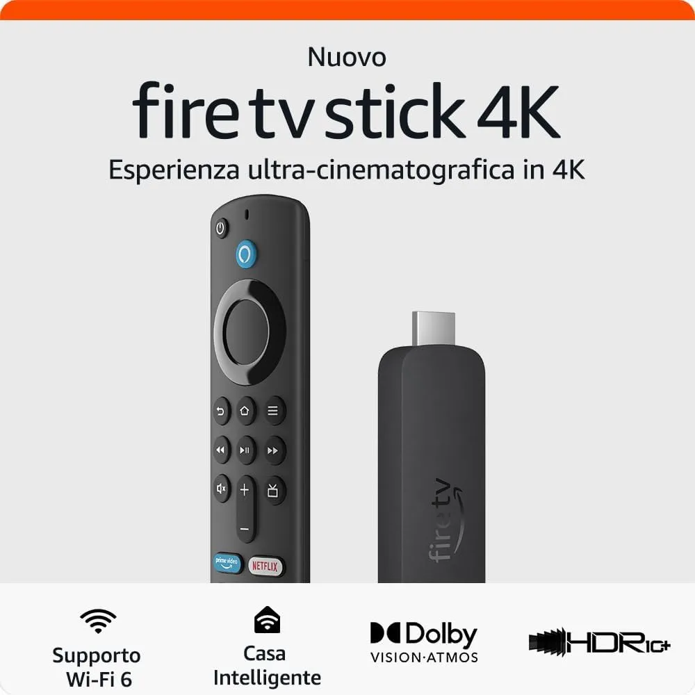 Anticipo sconti Prime Day, Fire TV Stick 4K a solo 32,99 € Anticipo sconti Prime Day, Fire TV Stick 4K a solo 32,99 €