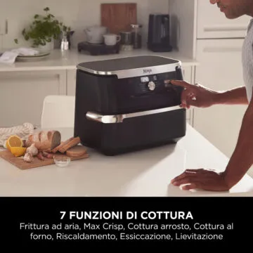 La friggitrice Ninja FlexDrawer taglia i tempi di cottura del 65%