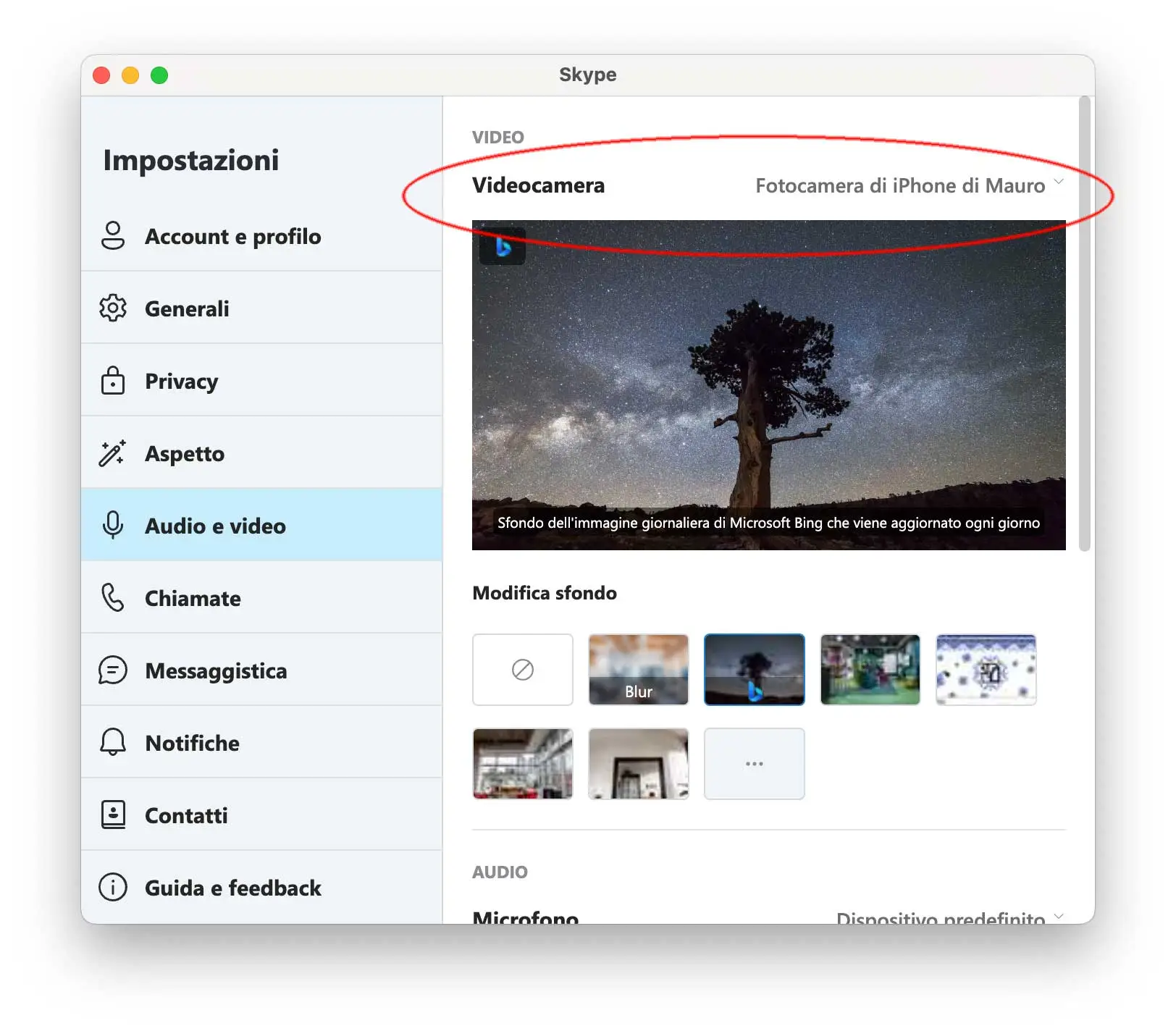 Come usare l'iPhone come webcam o microfono per il Mac