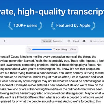 Trascrizione audio, MacWhisper diventa ancora più veloce