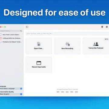 Trascrizione audio, MacWhisper diventa ancora più veloce