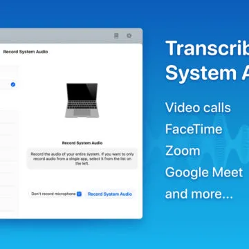 Trascrizione audio, MacWhisper diventa ancora più veloce