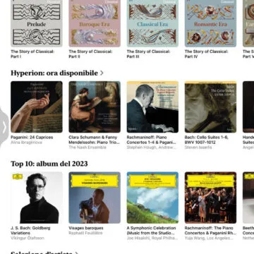 Cosa vuol dire se Apple Musica Classical è su iPad