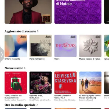 Cosa vuol dire se Apple Musica Classical è su iPad