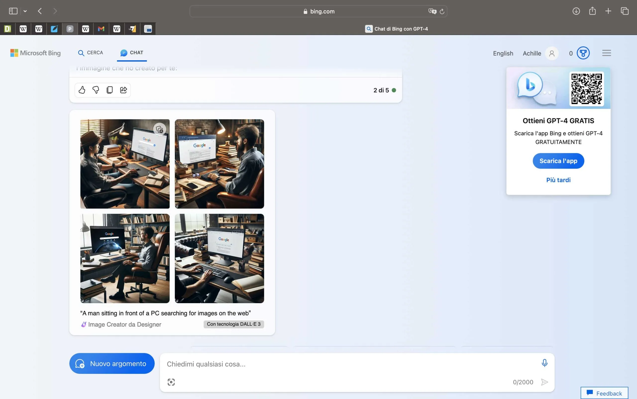 Come si usa l'IA di Bing per creare immagini