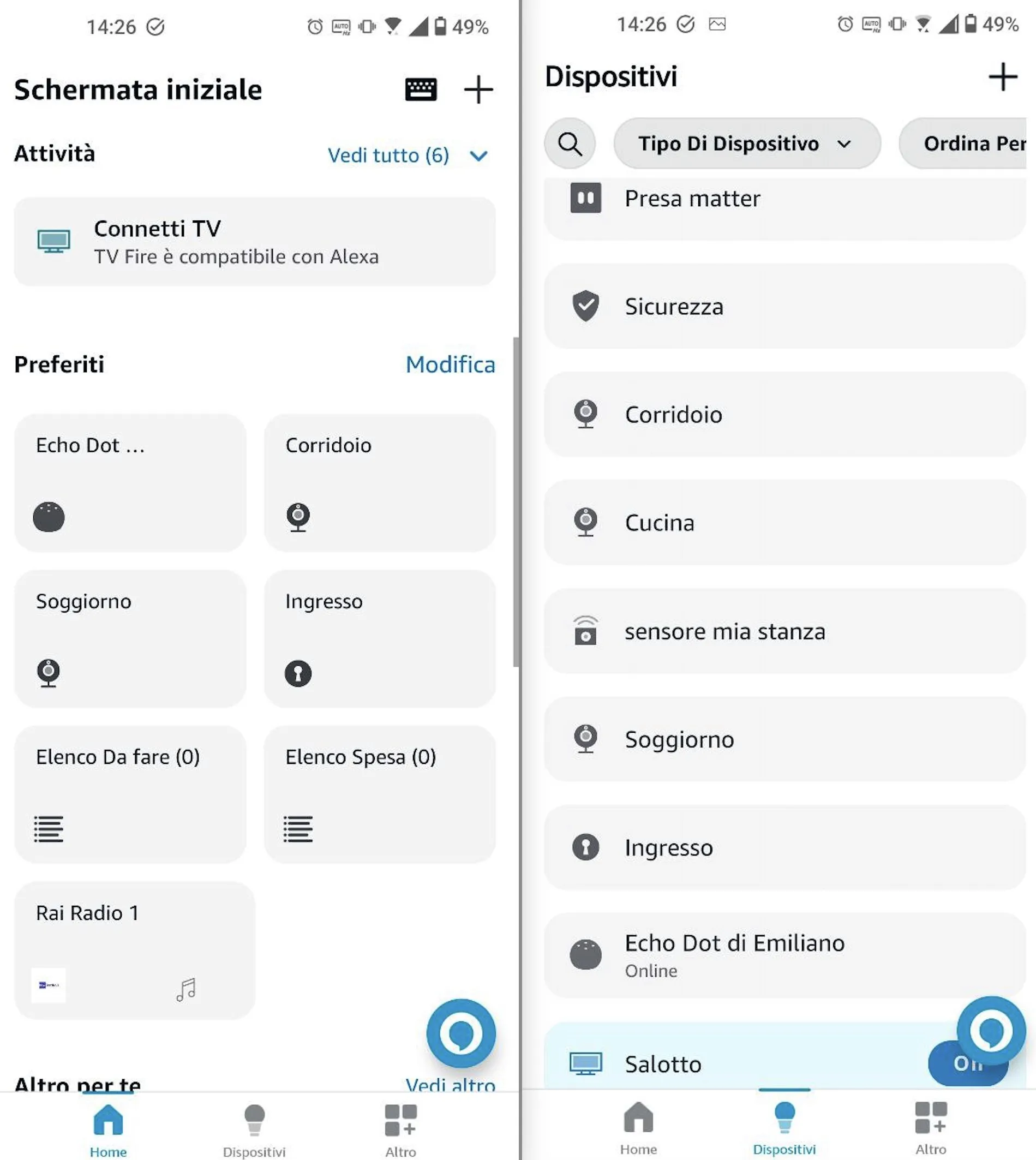 L’app Alexa semplifica accesso alla casa smart L’app Alexa semplifica accesso alla casa smart