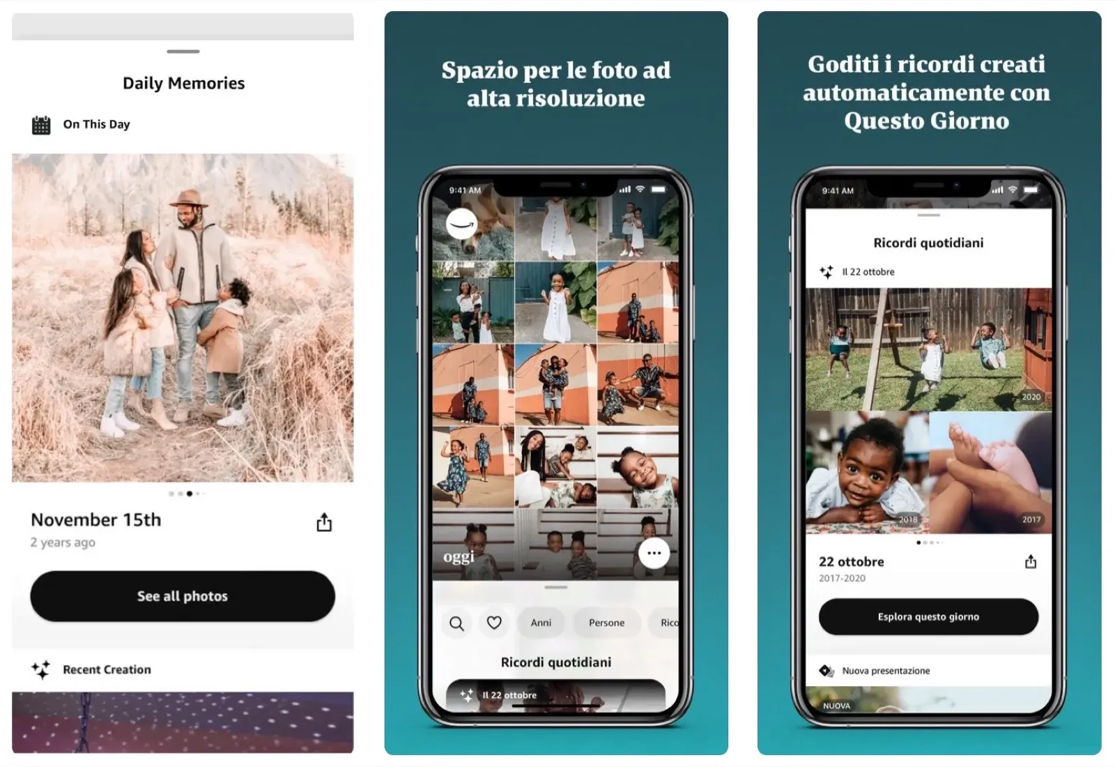 Col backup delle foto su Amazon Photos in regalo un buono da 15 € Col backup delle foto su Amazon Photos in regalo un buono da 15 €