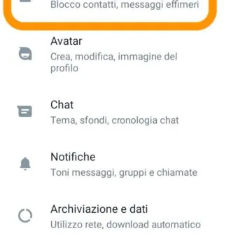 Come impedire le chiamate Whatsapp agli sconosciuti