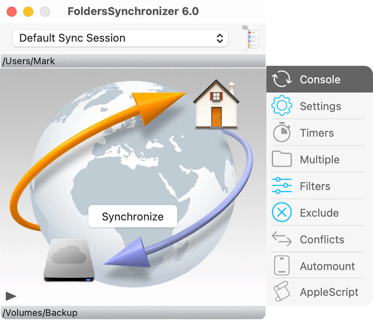 Sincronizza file, cartelle, volumi e dischi con FoldersSynchronizer