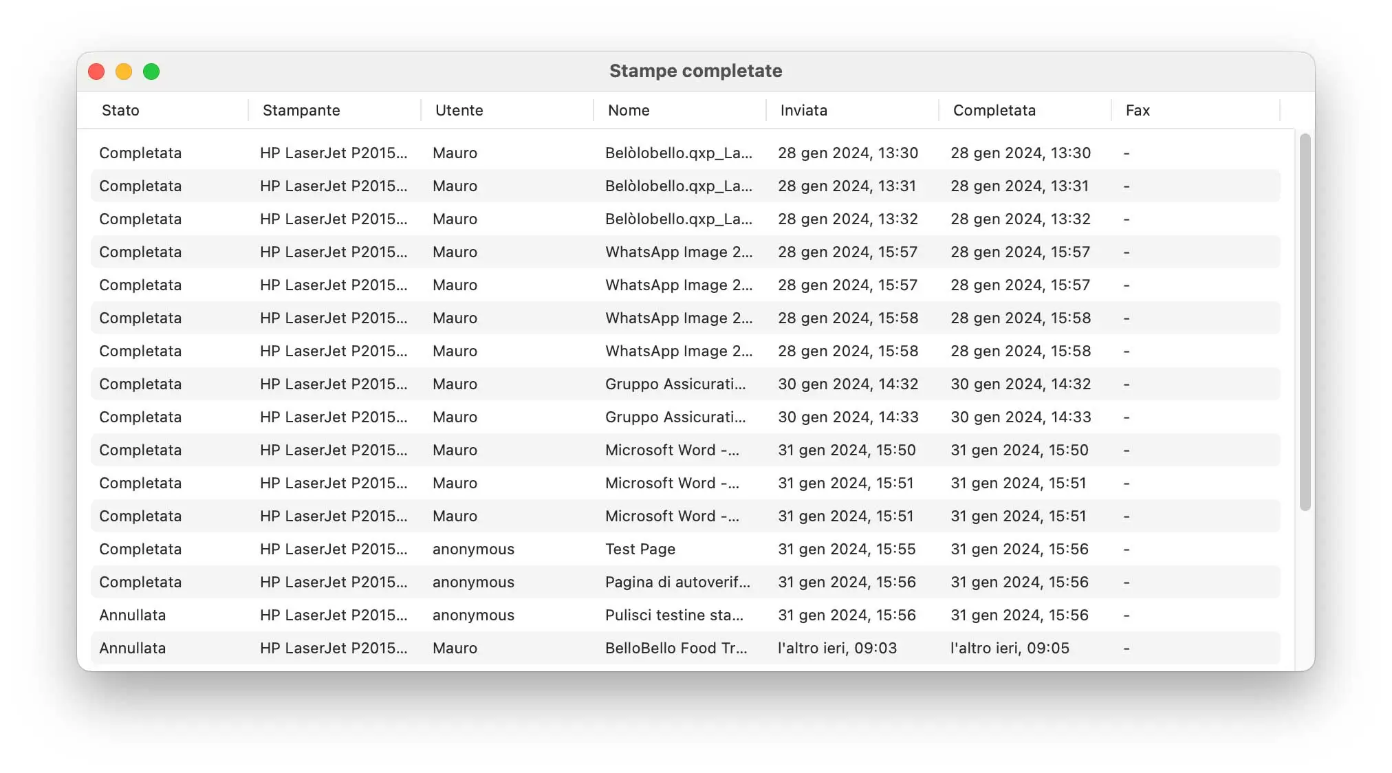 macOS Sonoma, Gestore Stampa è l'utility di serie per diagnosticare problemi di stampa macOS Sonoma, Gestore Stampa è l'utility di serie per diagnosticare problemi di stampa