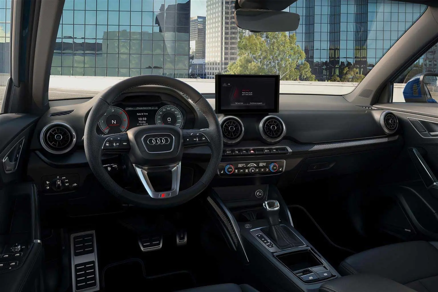 Audi Q2 con display touch da 8,8" e virtual cockpit da 12,3" Audi Q2 con display touch da 8,8" e virtual cockpit da 12,3"