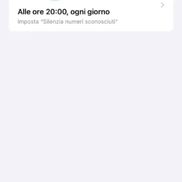 Stop chiamate dagli sconosciuti su iPhone, come impostare le fasce orarie