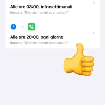 Stop chiamate dagli sconosciuti su iPhone, come impostare le fasce orarie