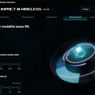 Recensione Asus ROG Strix Impact III Wireless, mouse Pro con design sobrio e funzionale
