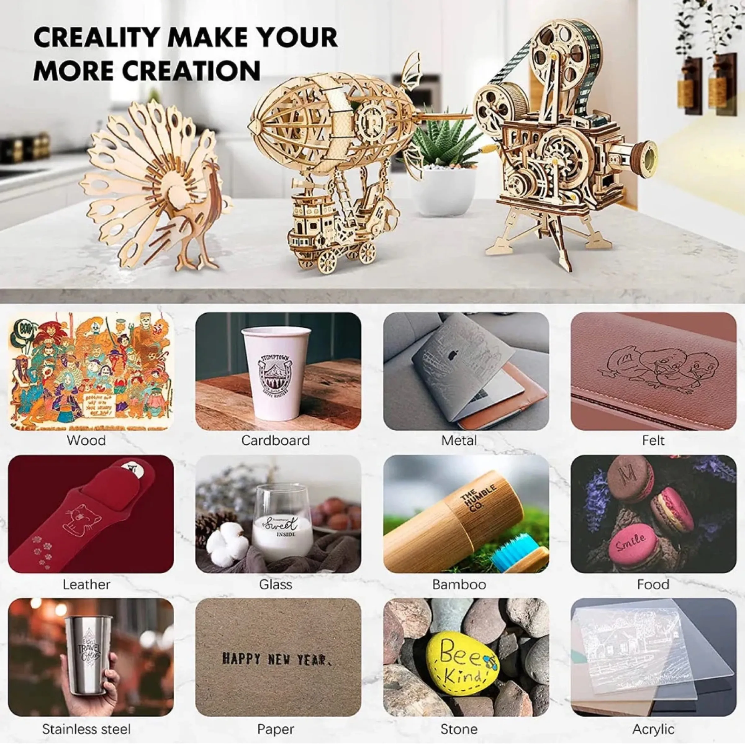 CrealityFalcon è il miglior incisore laser economico per principianti CrealityFalcon è il miglior incisore laser economico per principianti