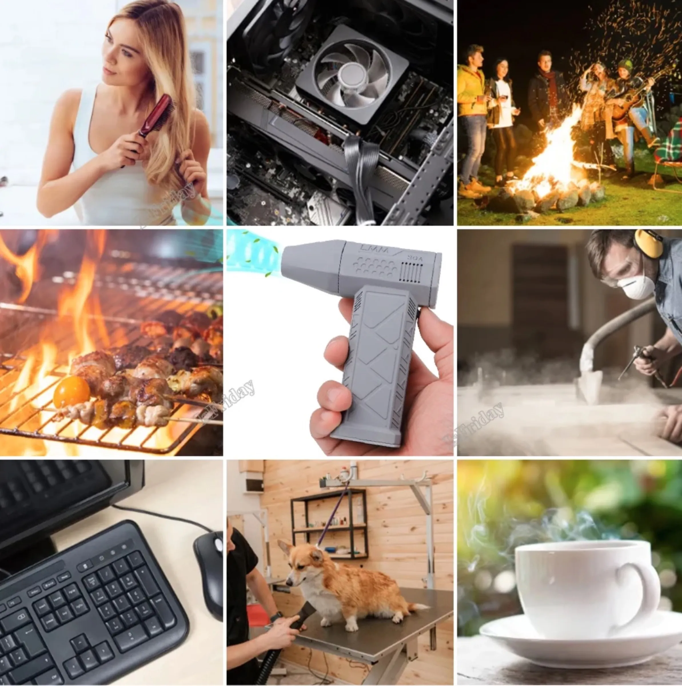 Soffiatore elettrico senza fili in sconto a soli 26 €