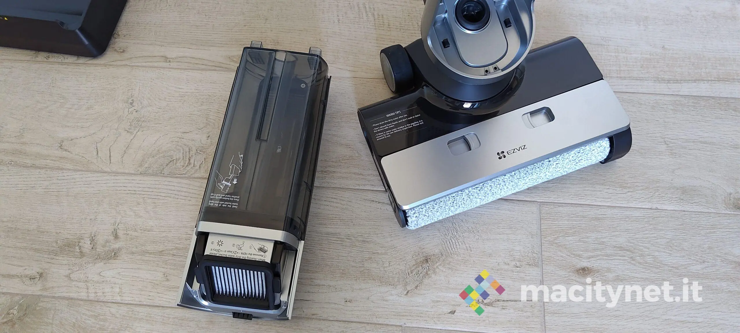 EZVIZ RH2, in prova l’aspirapolvere smart lava e asciuga senza fili EZVIZ RH2, in prova l’aspirapolvere smart lava e asciuga senza fili