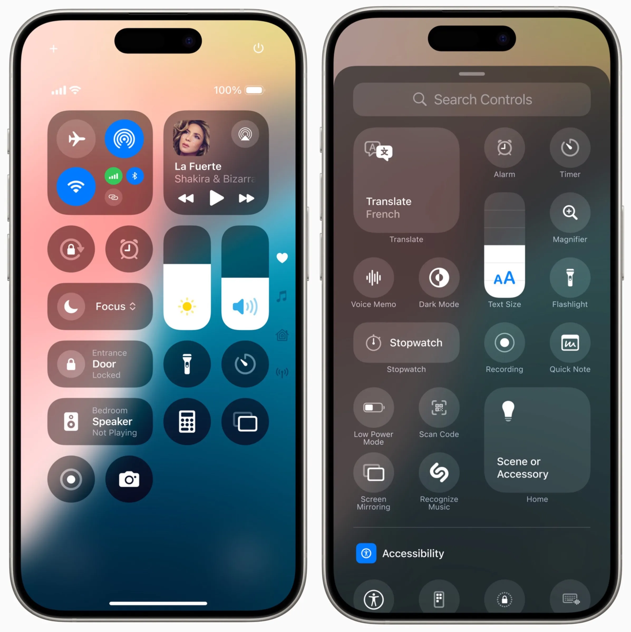 Il nuovo Centro di Controllo di iPhone con iOS 18 Il nuovo Centro di Controllo di iPhone con iOS 18