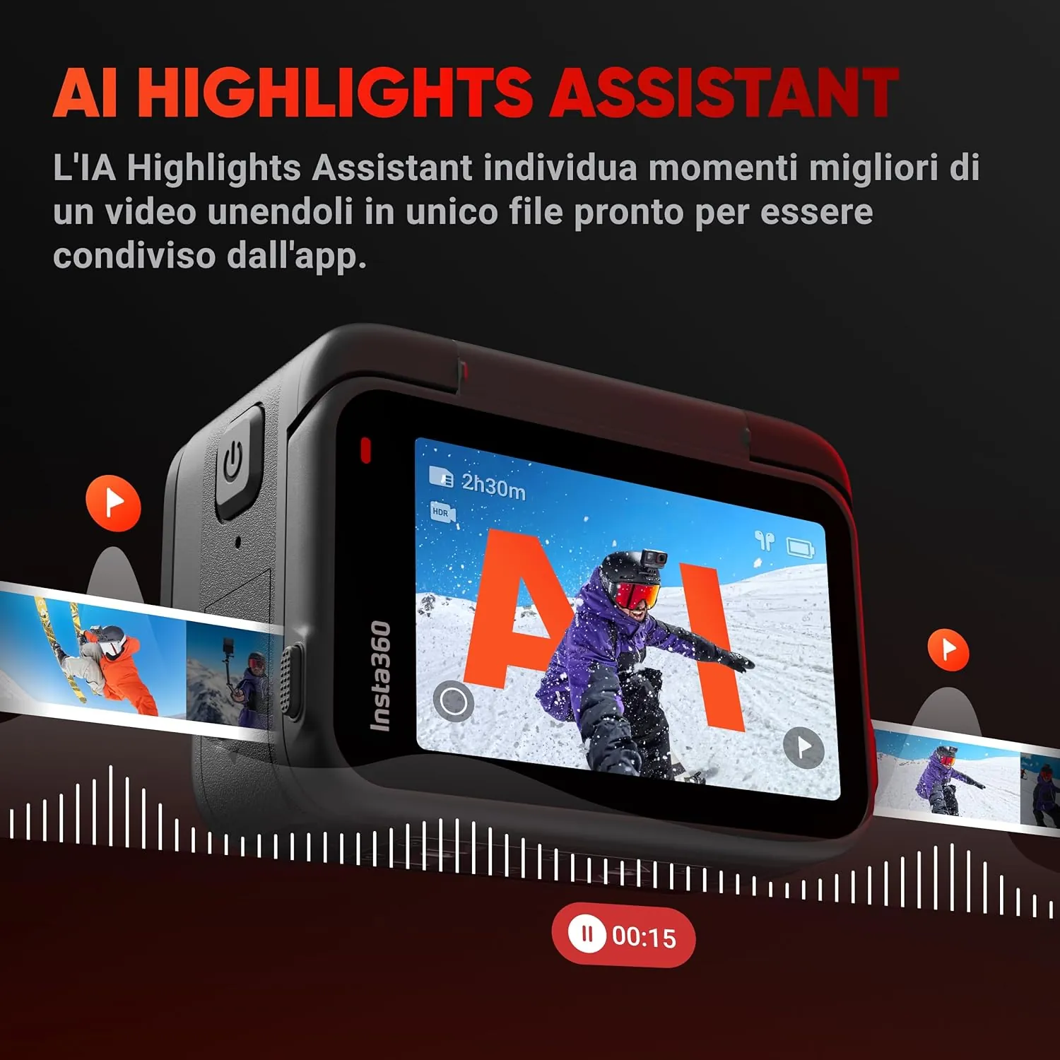 Insta360 Ace Pro, l'action cam impermeabile disegnata con Leica in sconto su Amazon di 60 euro Insta360 Ace Pro, l'action cam impermeabile disegnata con Leica in sconto su Amazon di 60 euro