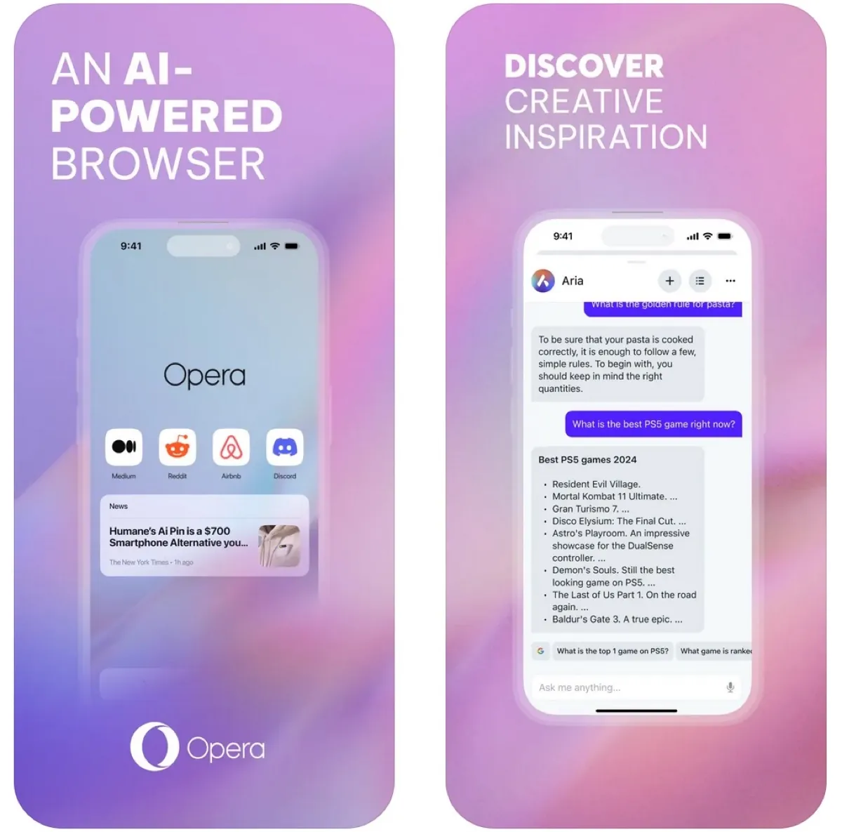 Opera One arriva su iPhone e iPad con chat AI Opera One arriva su iPhone e iPad con chat AI