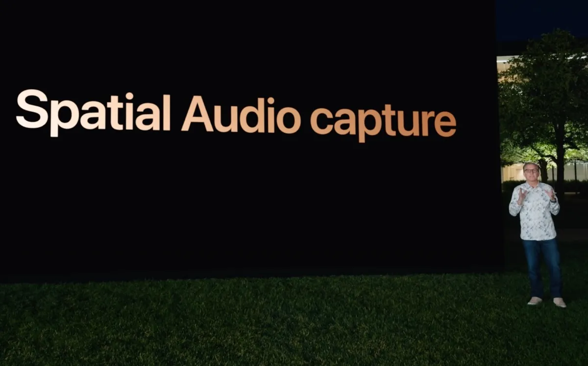 iPhone 16 Pro con Mix audio registra suoni e parlato come in studio iPhone 16 Pro con Mix audio registra suoni e parlato come in studio