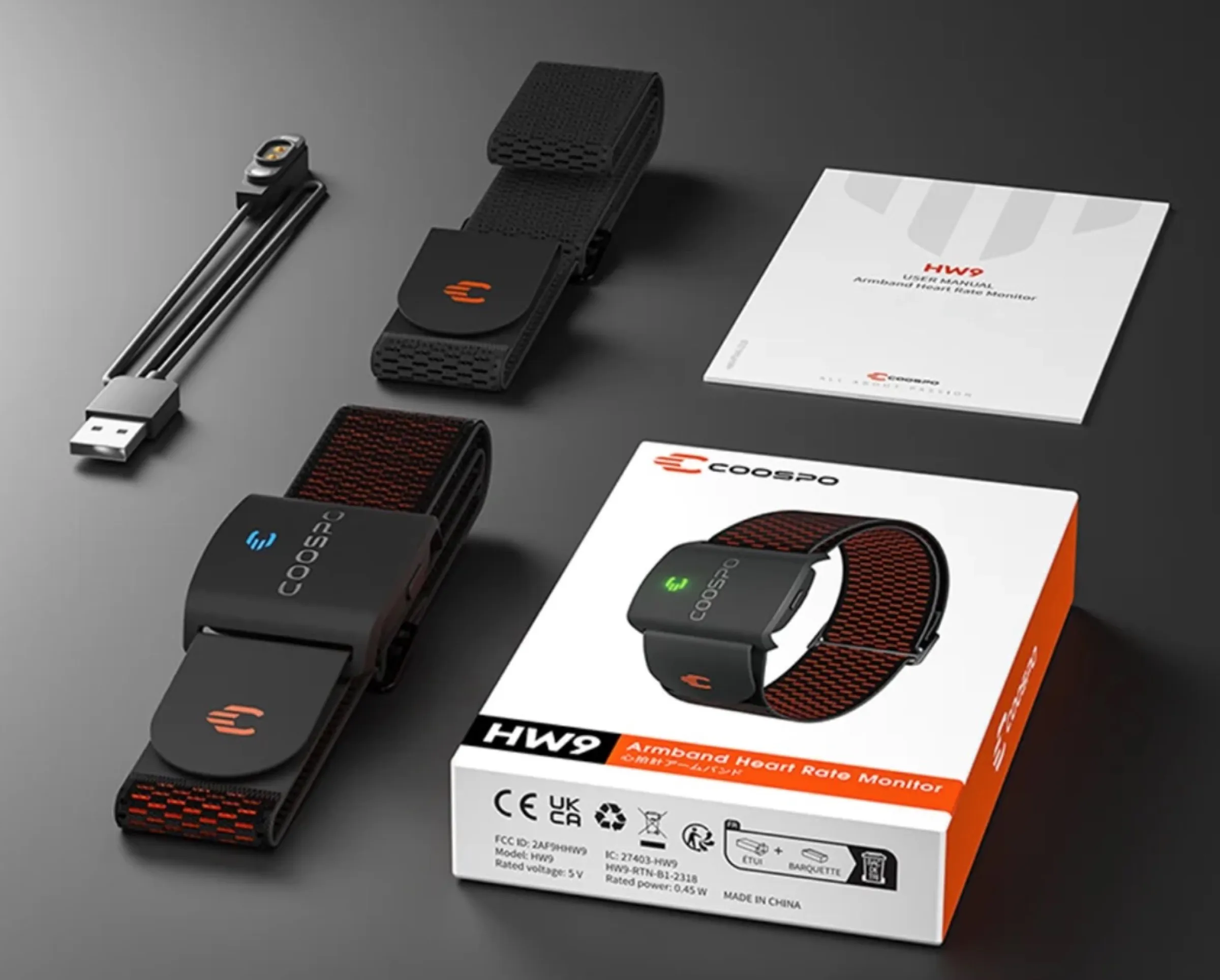 COOSPO HW9, cardiofrequenzimetro da braccio a soli 21 € COOSPO HW9, cardiofrequenzimetro da braccio a soli 21 €