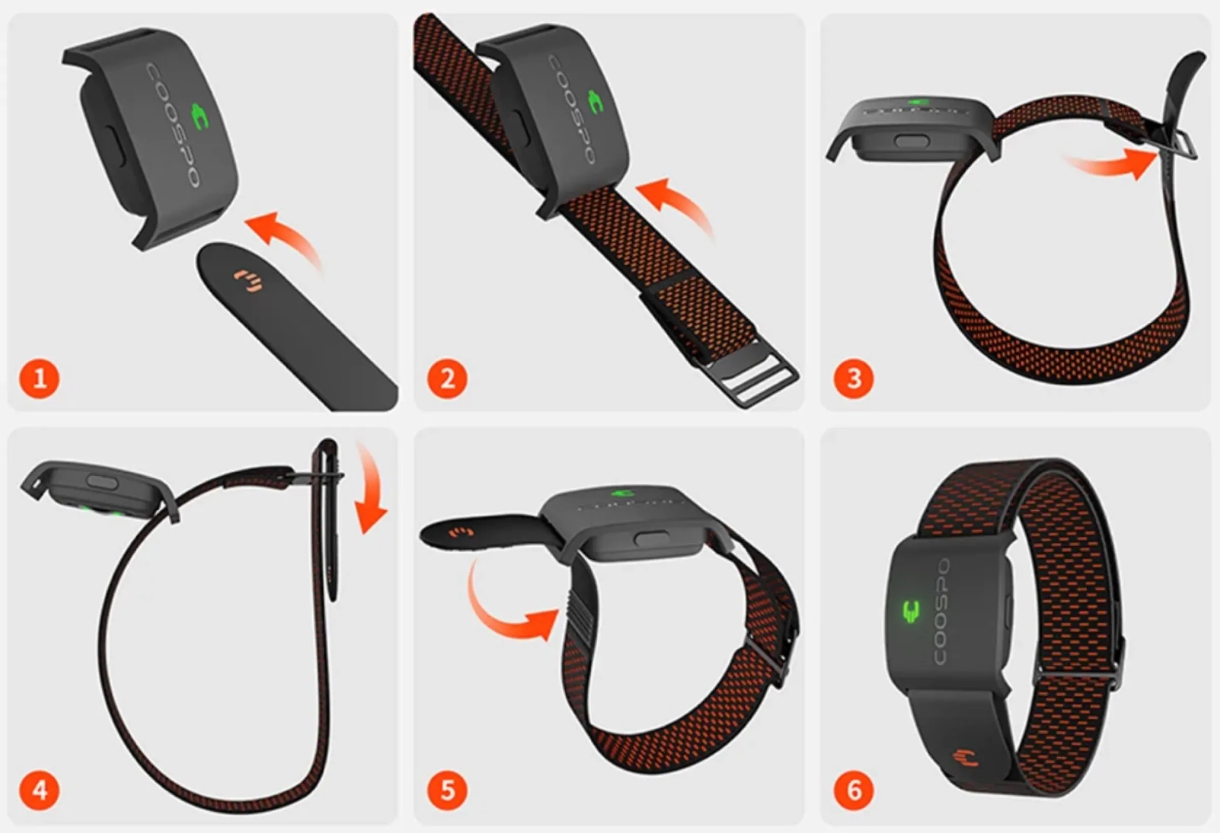 COOSPO HW9, cardiofrequenzimetro da braccio a soli 21 € COOSPO HW9, cardiofrequenzimetro da braccio a soli 21 €