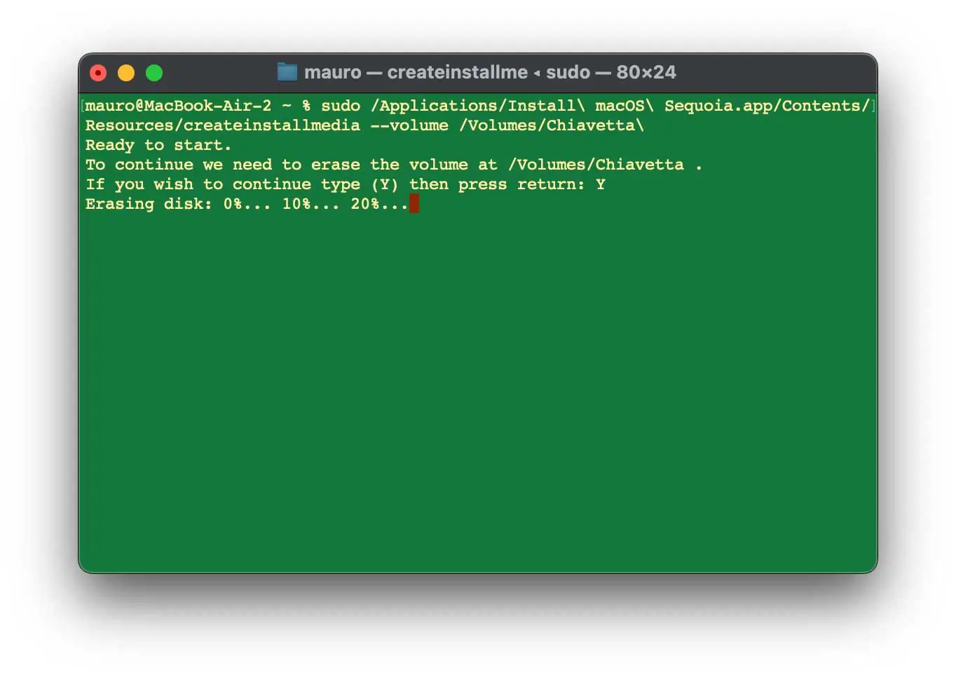 Come creare una chiavetta avviabile con macOS Sequoia Come creare una chiavetta avviabile con macOS Sequoia