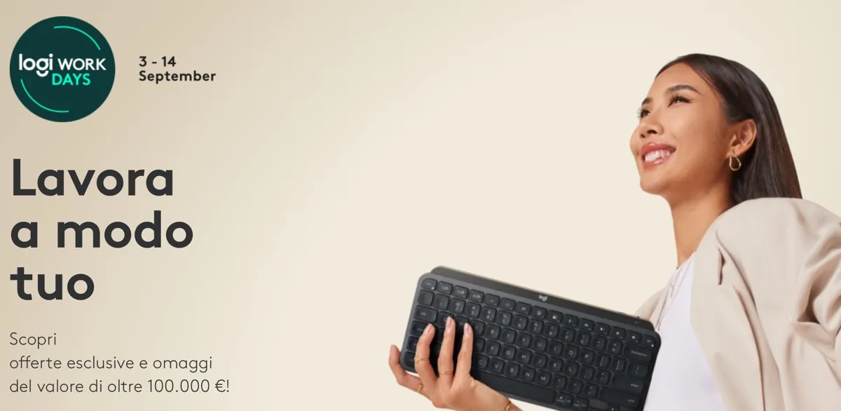 Sconti Logi Work Days fino al 50%, ultimi giorni Sconti Logi Work Days fino al 50%, ultimi giorni