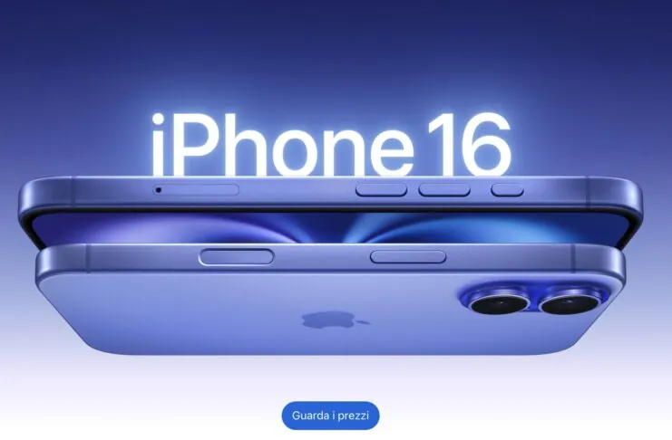 Prezzo iPhone 16, in Italia si parte da 979 euro
