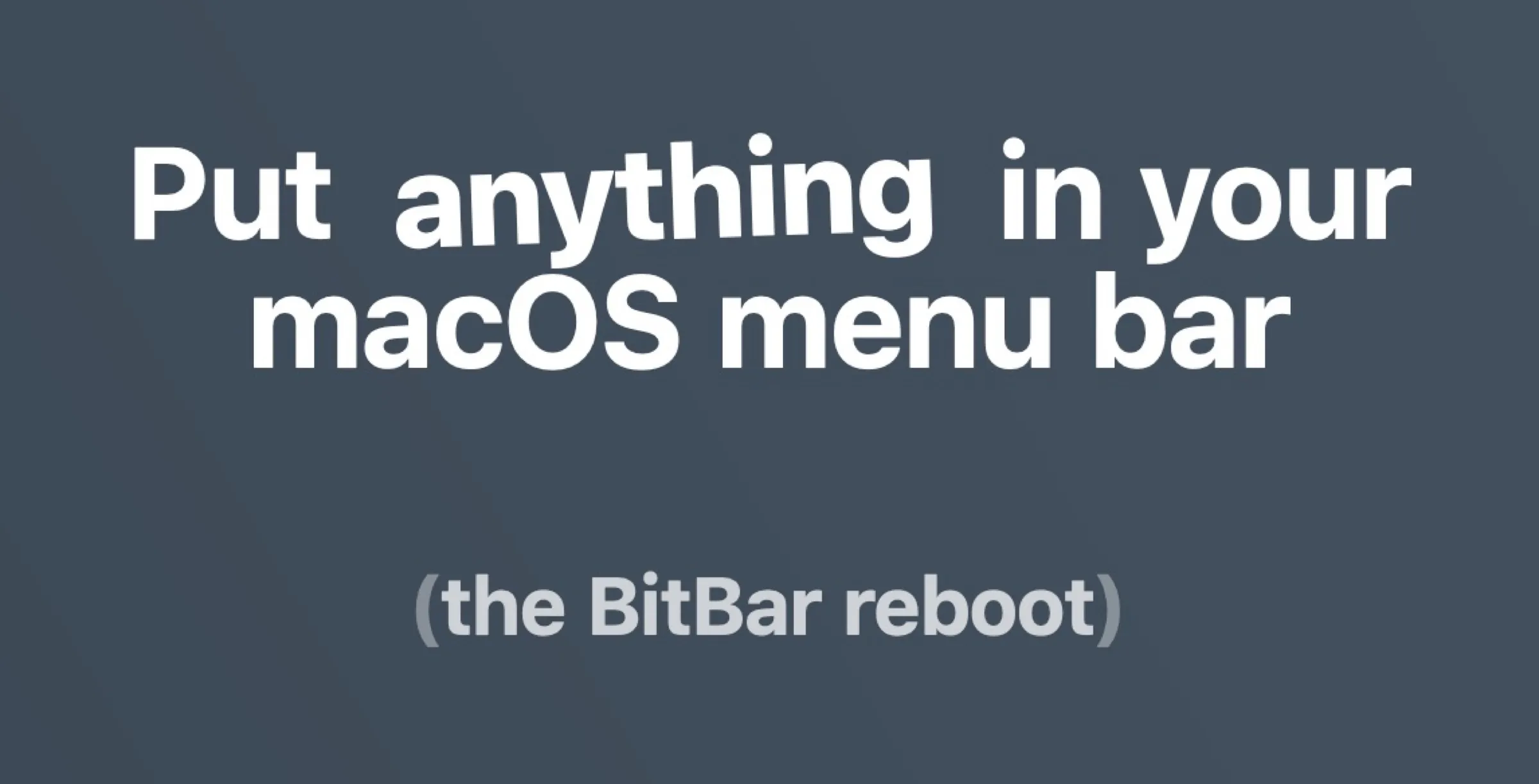 Come mettere qualsiasi cosa nella barra dei menu del Mac Come mettere qualsiasi cosa nella barra dei menu del Mac