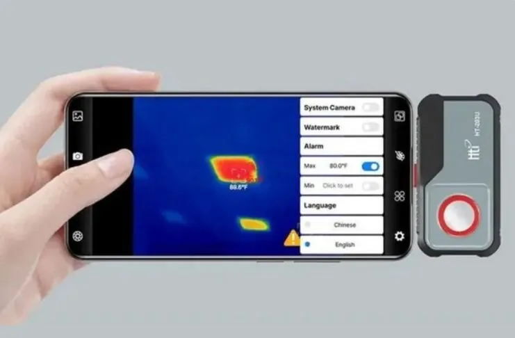 Hti HT-203U, termocamera USB-C per cellulare in offerta lampo - macitynet.it