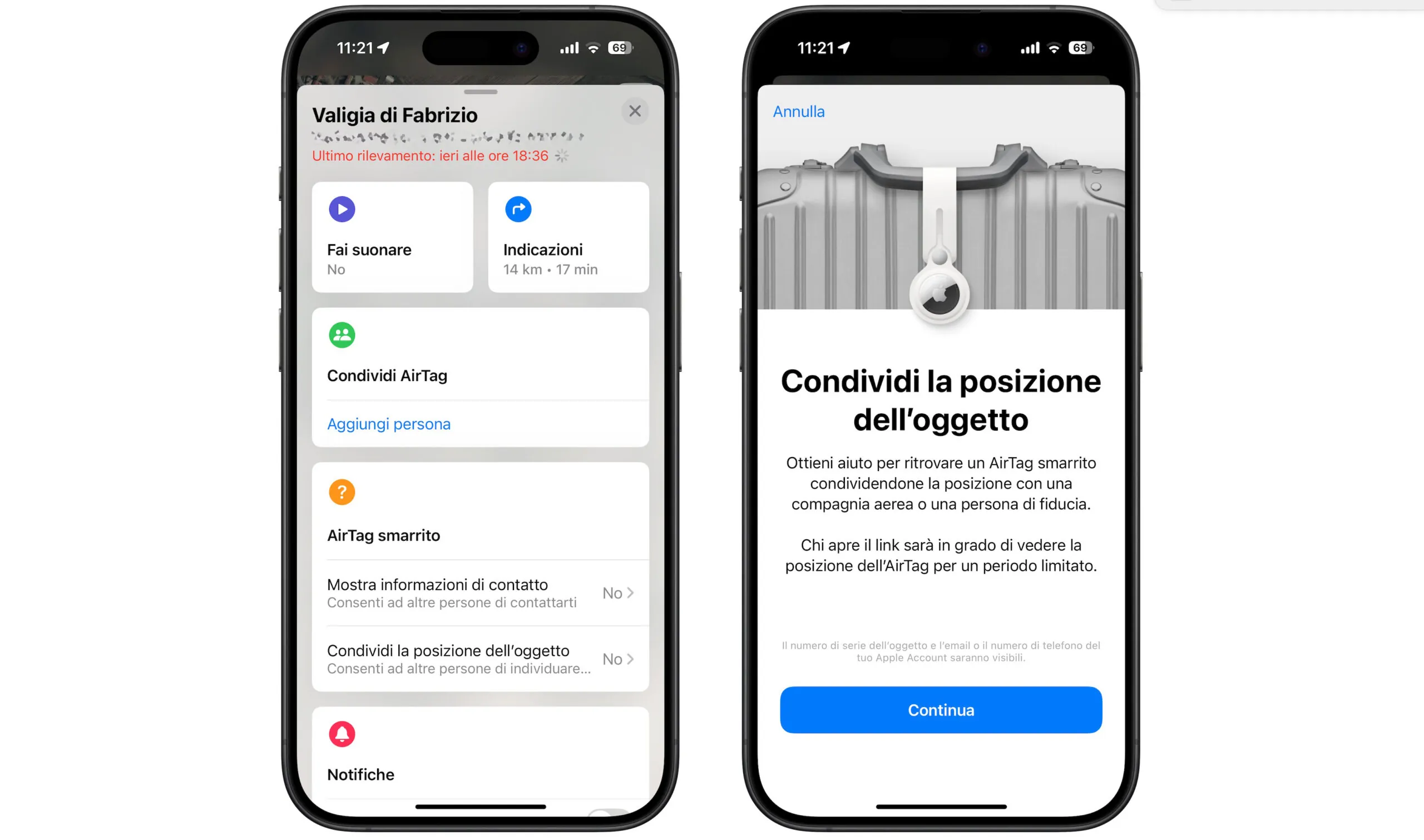 Usare Airtag per non perdere la valigia, tutto quello che vi serve sapere - macitynet.it Usare Airtag per non perdere la valigia, tutto quello che vi serve sapere - macitynet.it
