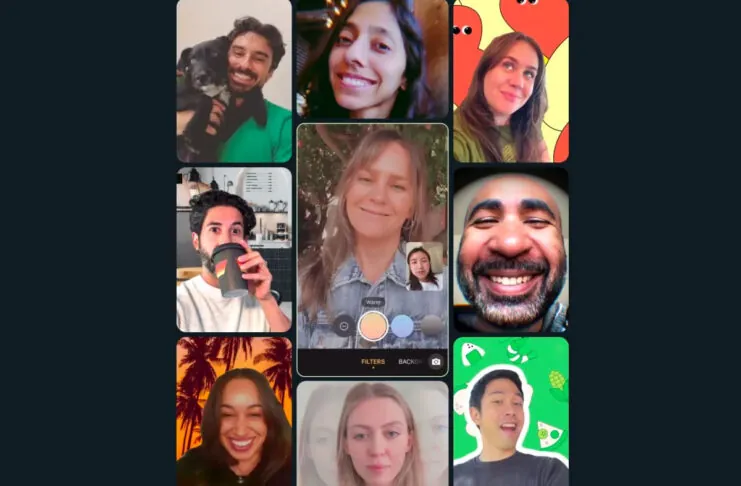 WhatsApp con nuovi filtri e sfondi per le videochiamate