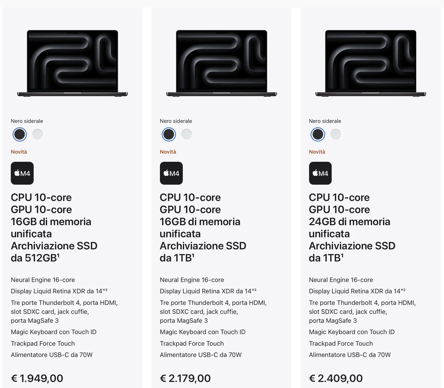 Apple annuncia i MacBook Pro M4, così uguali così diversi, il video - macitynet.it Apple annuncia i MacBook Pro M4, così uguali così diversi, il video - macitynet.it