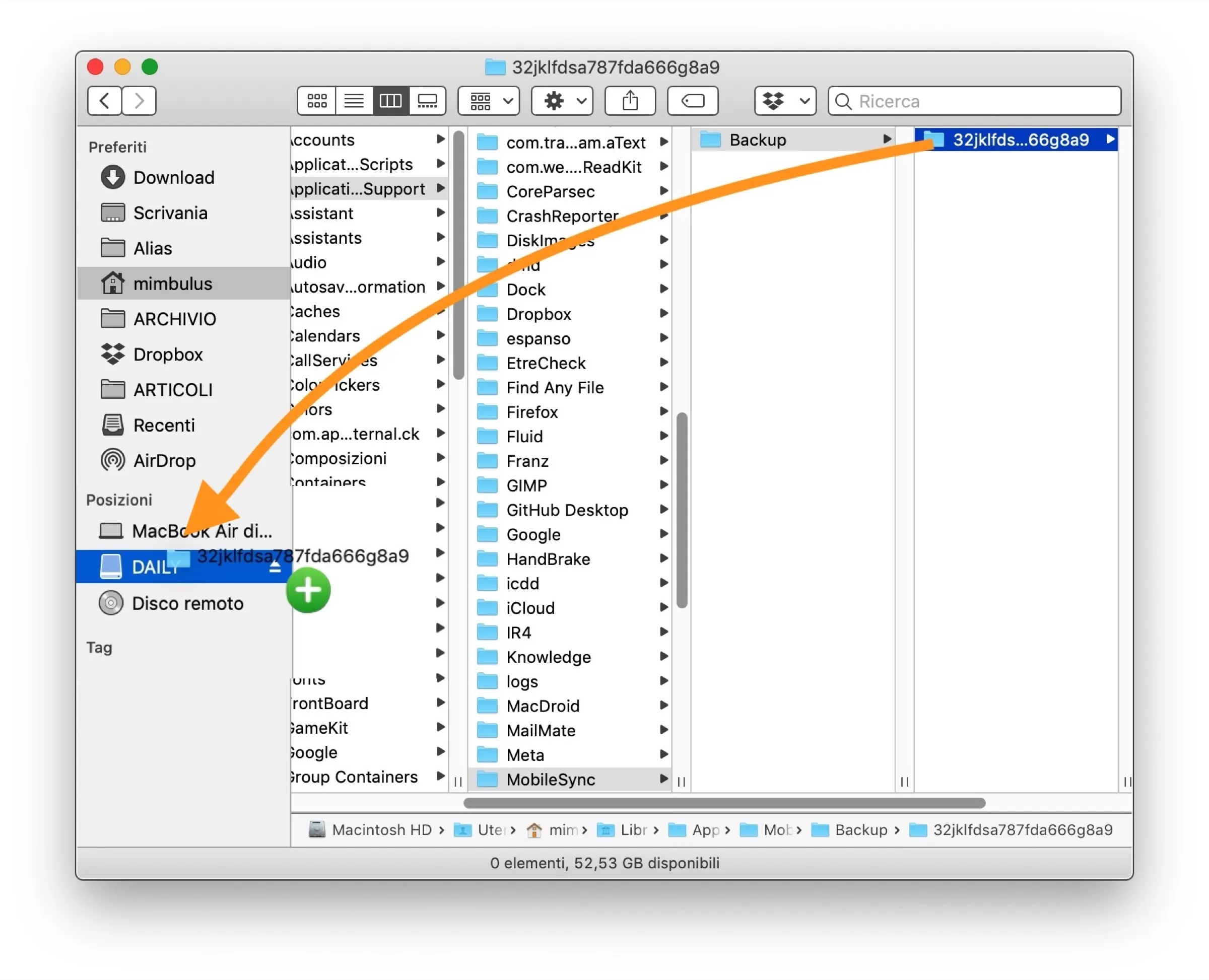 Come archiviare i backup di iPhone su un disco esterno - macitynet.it Come archiviare i backup di iPhone su un disco esterno - macitynet.it