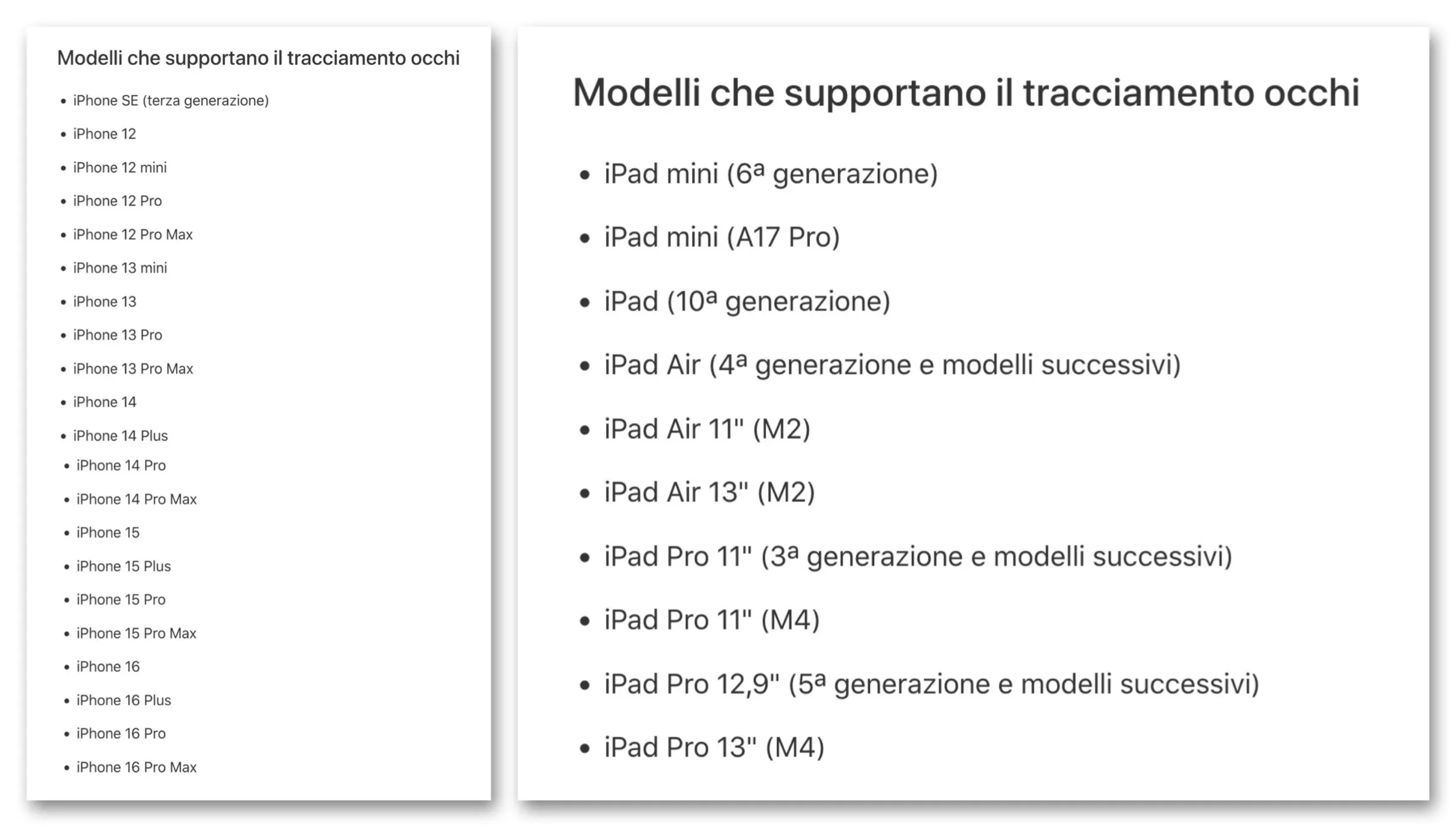 Come controllare iPhone e iPad solo con gli occhi - macitynet.it Come controllare iPhone e iPad solo con gli occhi - macitynet.it