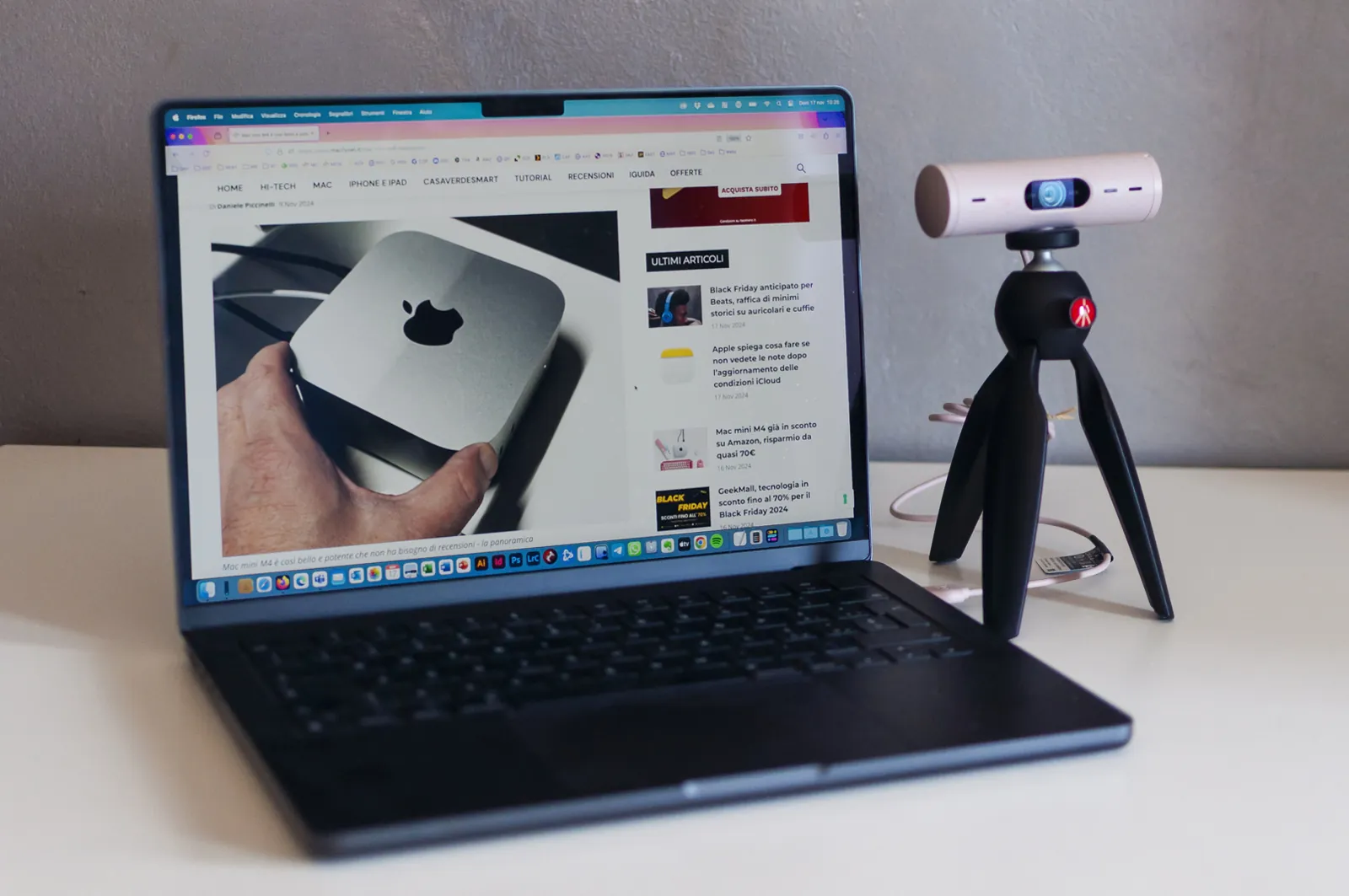 Recensione Logitech Brio 500, un cilindro che si crede webcam straordinariamente utile - macitynet.it Recensione Logitech Brio 500, un cilindro che si crede webcam straordinariamente utile - macitynet.it