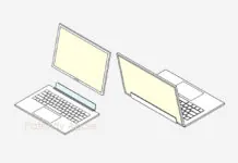 In un brevetto Apple riferimenti a un Mac touchscreen con tastiera a cerniera In un brevetto Apple riferimenti a un Mac touchscreen con tastiera a cerniera - macitynet.it