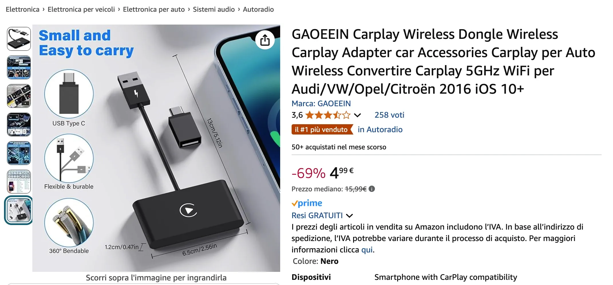 No, dai... Carplay Wireless a 4,99 € su Amazon - macitynet.it No, dai... Carplay Wireless a 4,99 € su Amazon - macitynet.it